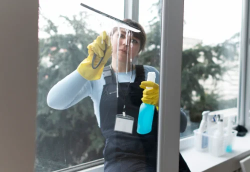 Nettoyage de vitres intérieures et extérieures à Châtillon-en-Vendelais